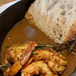 Salt Traders Coastal Cooking signature dishes New Orleans BBQ Shrimp
Fish Enchiladas Plate
Snapper Collar